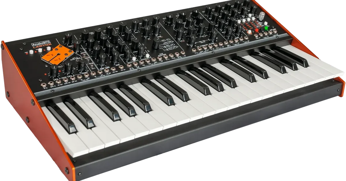 AnalogFX LARYNX Is a 37-Key Analog Formant Synth, 50 Units Only