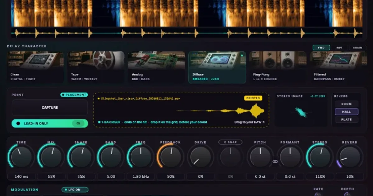Low End Candy Slingshot Brings Reverse Delay to Real Time