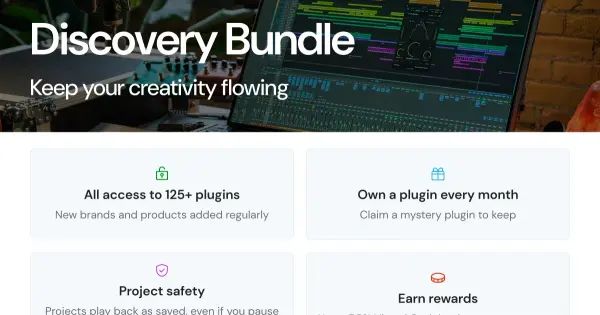 Plugin Boutique Discovery Bundle: 125+ Plugins for $20/Month