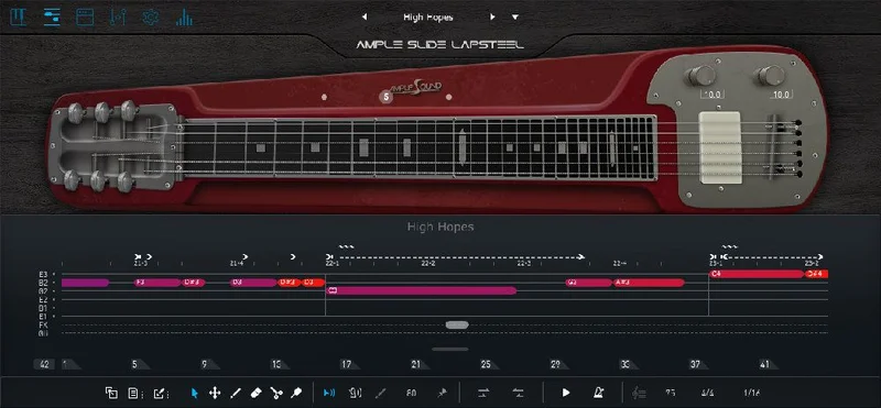 Ample Sound Ample Slide Lapsteel