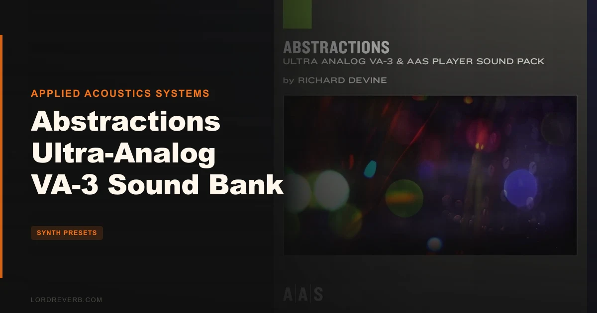 Abstractions Ultra-Analog VA-3 Bank Worth $39?