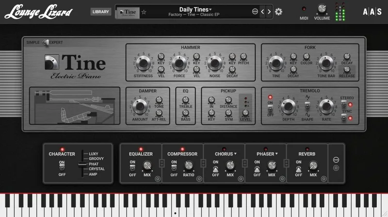 Applied Acoustics Systems Lounge Lizard EP-5