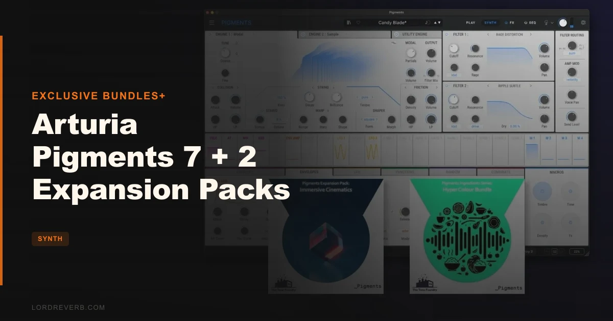Arturia Pigments 7 + 2 Packs Worth $284?