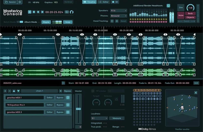 Fiedler Audio All Dolby Atmos Bundle with Spacelab Ignition