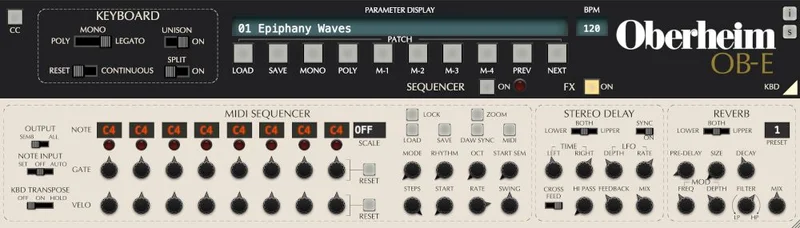 GForce Software Oberheim OB-E