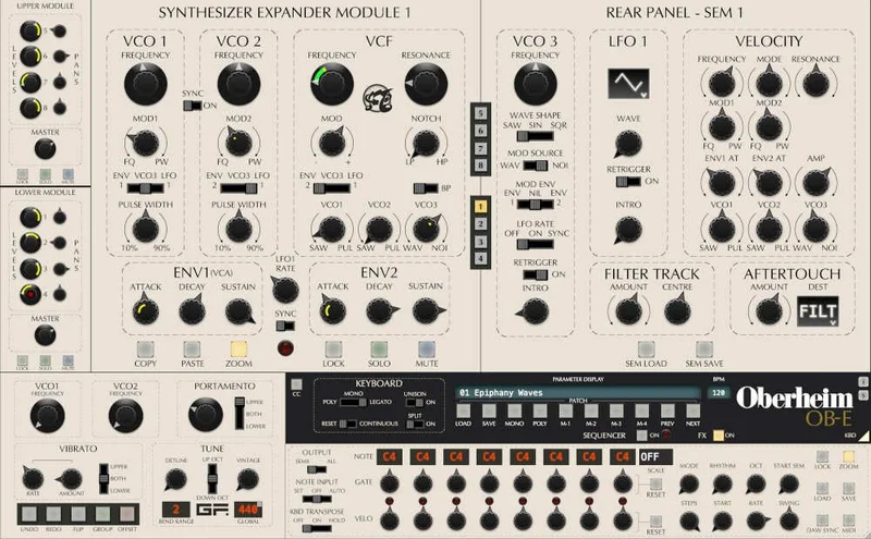 GForce Software Oberheim OB-E