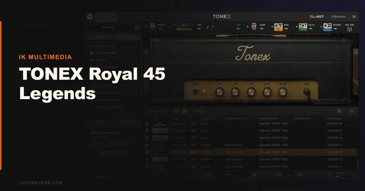 TONEX Royal 45 Legends Review: Nails 1 Vintage Tone