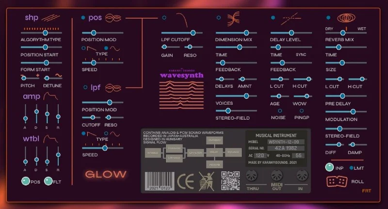 Karanyi Sounds Wavesynth GLOW