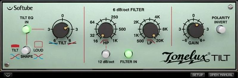 Softube Tonelux Tilt and Tilt Live