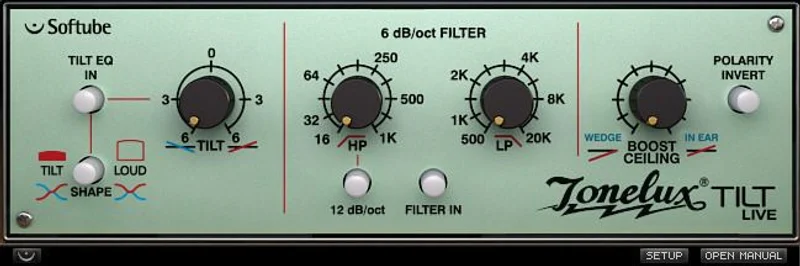 Softube Tonelux Tilt and Tilt Live