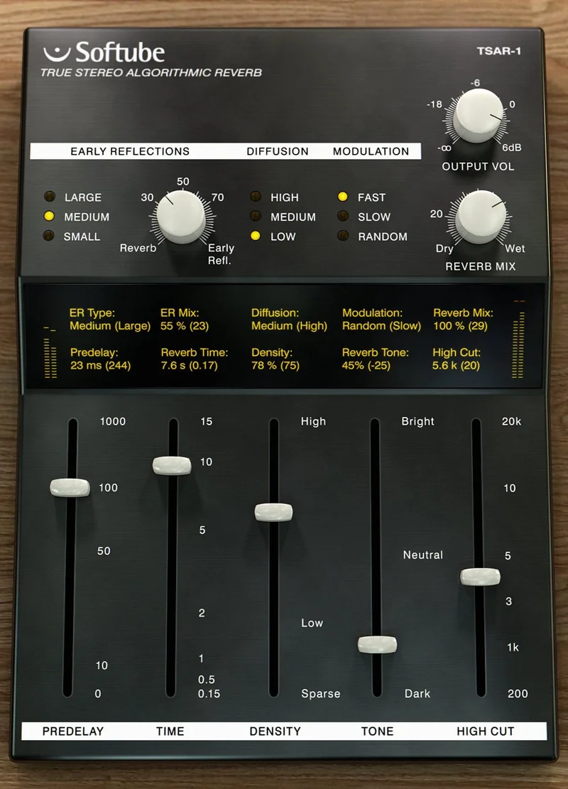 Softube TSAR-1 Reverb