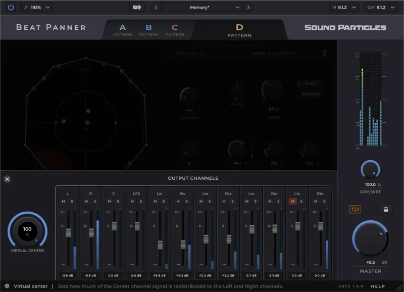 Sound Particles Beat Panner Educational Version