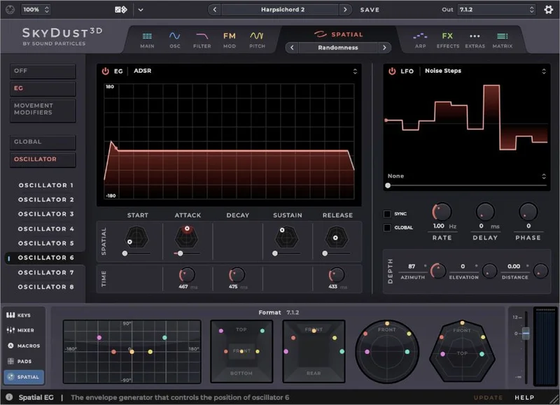 Sound Particles SkyDust 3D | Educational Version