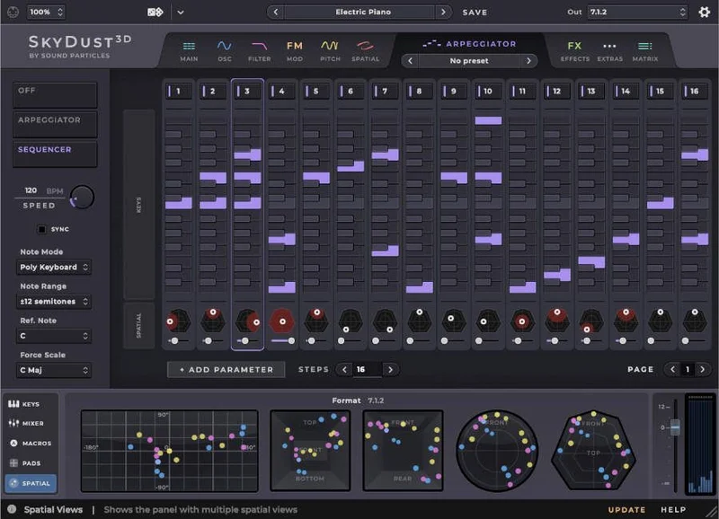 Sound Particles SkyDust 3D | Educational Version