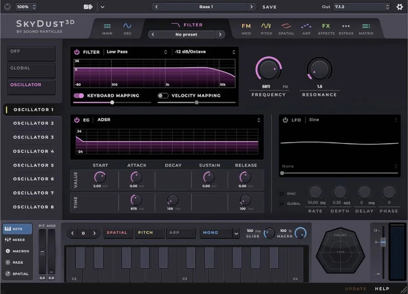 Sound Particles SkyDust 3D | Educational Version