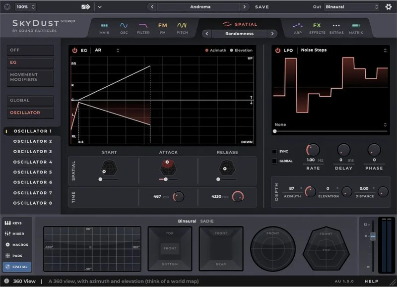 Sound Particles SkyDust Stereo | Educational Version