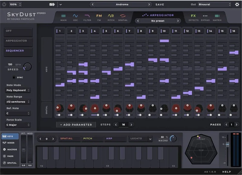 Sound Particles SkyDust Stereo | Educational Version