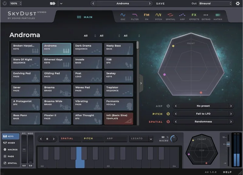 Sound Particles SkyDust Stereo | Educational Version