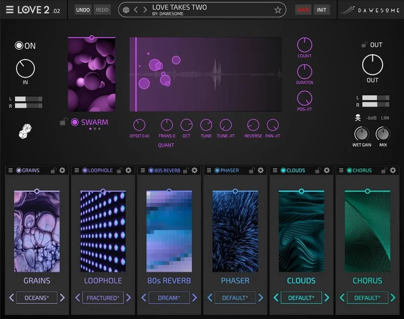 Tracktion Dawesome LOVE 2