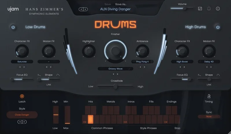 UJAM Symphonic Elements DRUMS
