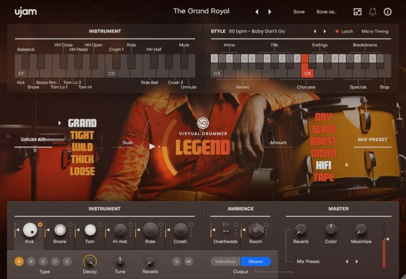 UJAM Virtual Drummer Bundle 2 Loyalty Upgrade from any Virtual Drummer product