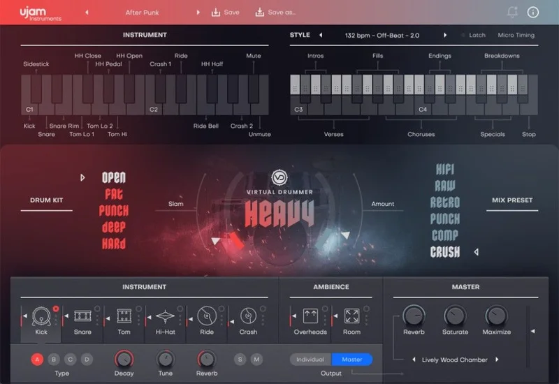 UJAM Virtual Drummer Bundle 2 Loyalty Upgrade from any Virtual Drummer product