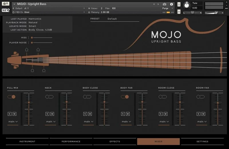 Vir2 Instruments MOJO: Upright Bass